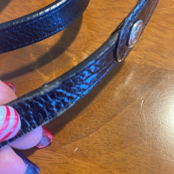 Brighton Vintage Wallet Clutch Hand Bag Crossbody Leather Silver Hardware - Picture 16 of 16